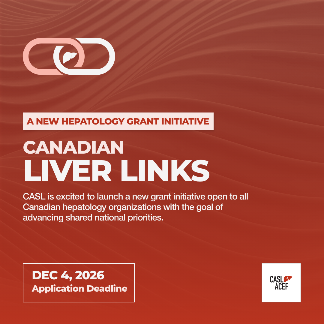 Red background with the logo of the Canadian Liver Journal