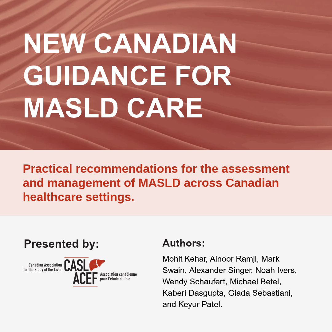 Red background with the logo of the Canadian Liver Journal
